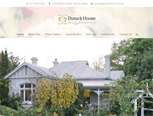 Tablet Screenshot of durackhouse.com.au